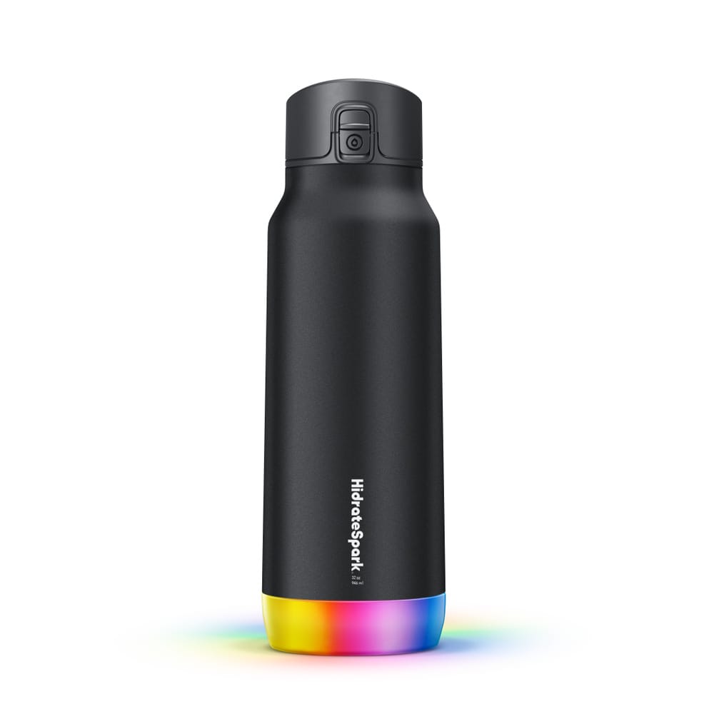 Hidratespark Pro Steel - 32 Oz. Smart Water Bottle + Bonus Straw Lid thumbnail 2