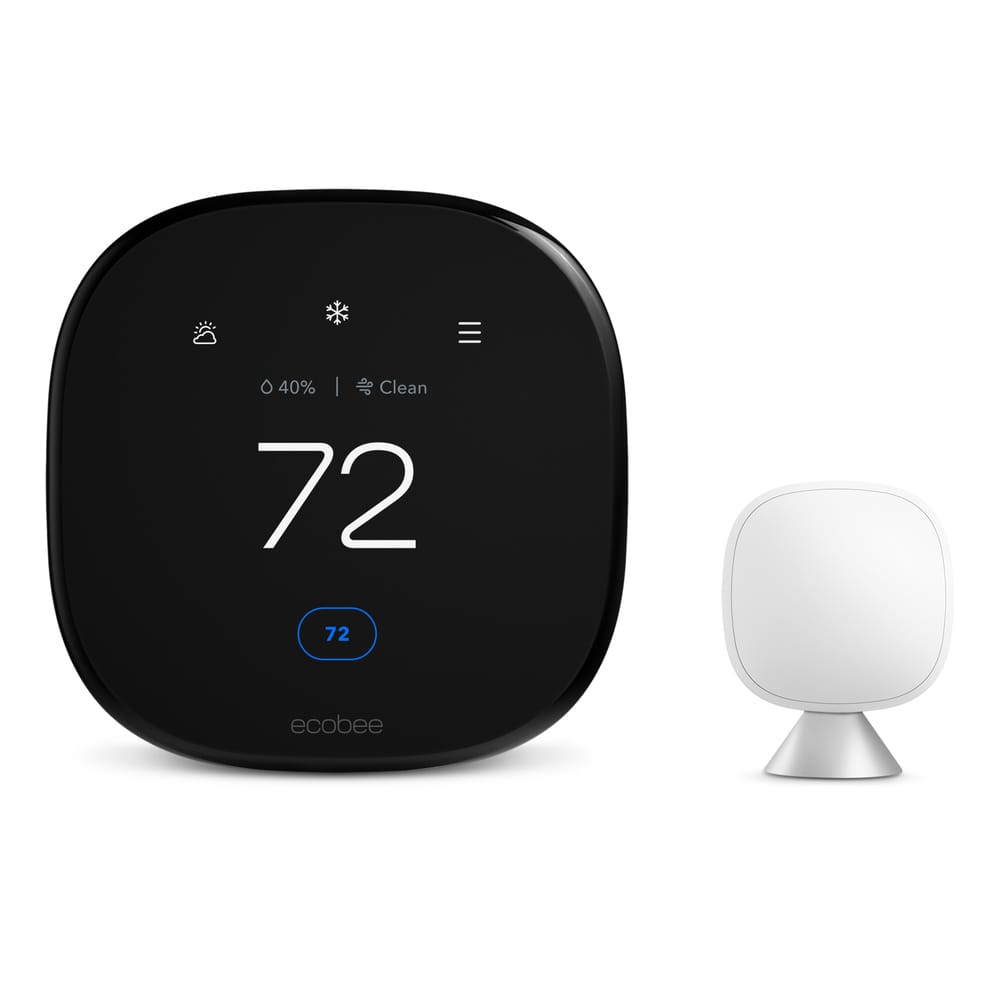 Ecobee Smart Thermostat Premium With Siri And Built-In Air Quality Monitor thumbnail 2