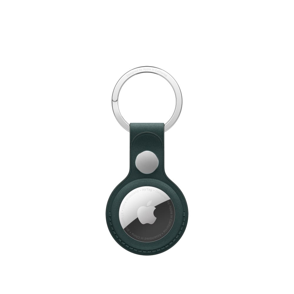 Airtag Finewoven Key Ring – Dark Green thumbnail 2