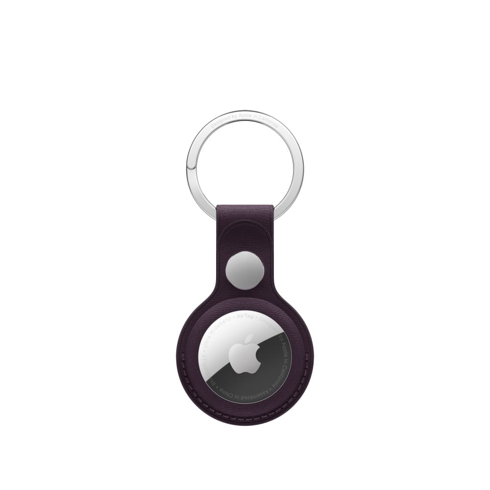 Airtag Finewoven Key Ring – Blackberry thumbnail 2