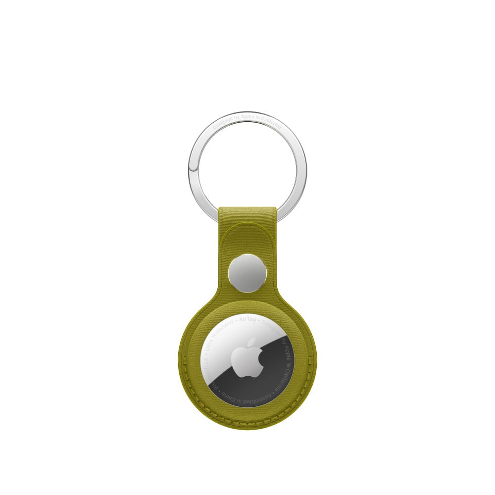 Airtag Finewoven Key Ring – Chartreuse thumbnail 2