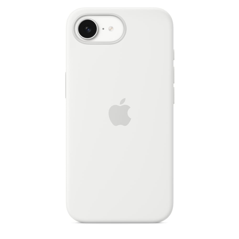Iphone 16E Silicone Case – White thumbnail 2