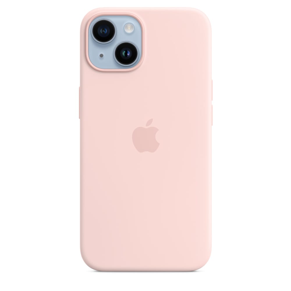 Iphone 14 Silicone Case With Magsafe - Chalk Pink thumbnail 2