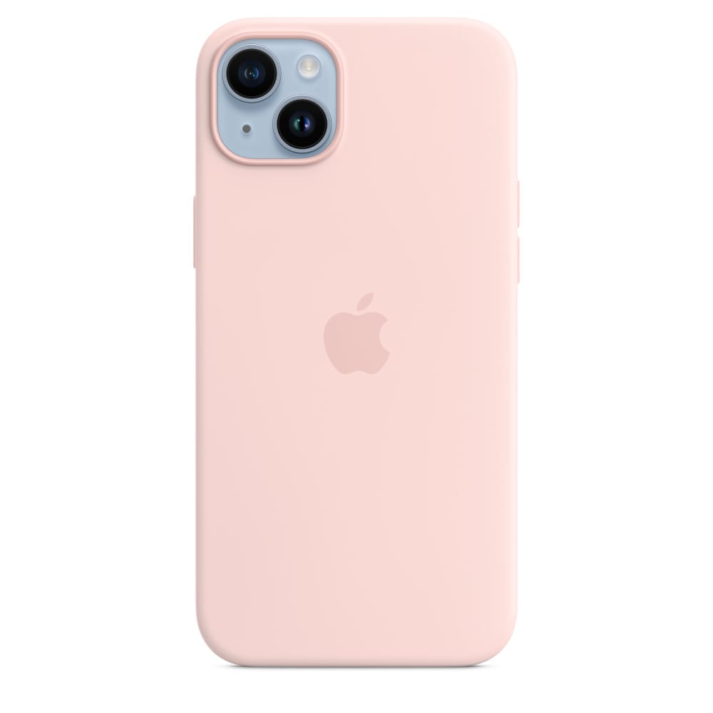 Iphone 14 Plus Silicone Case With Magsafe - Chalk Pink thumbnail 2