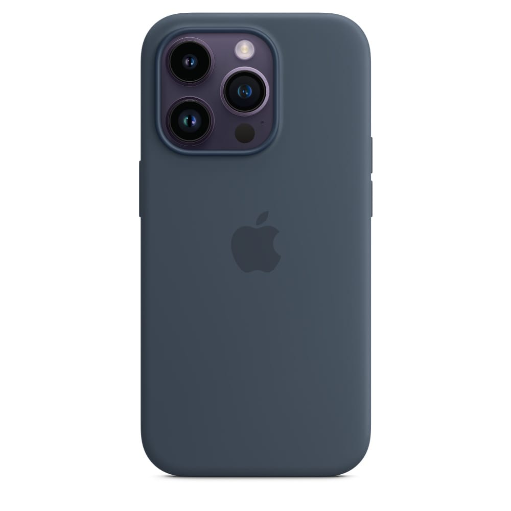 Iphone 14 Pro Silicone Case With Magsafe - Storm Blue thumbnail 2