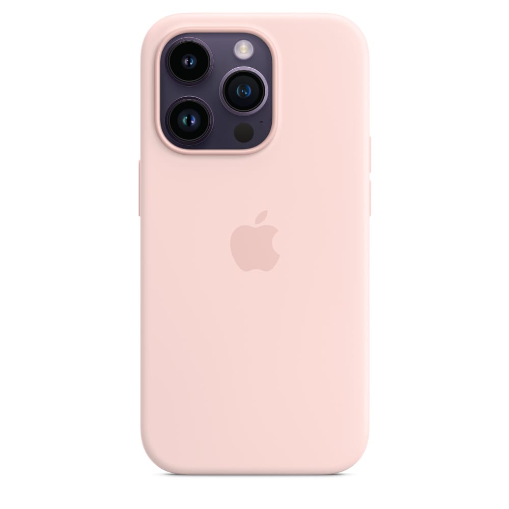 Iphone 14 Pro Silicone Case With Magsafe - Chalk Pink thumbnail 2