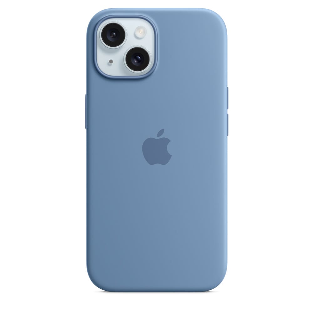 Iphone 15 Silicone Case With Magsafe - Winter Blue thumbnail 2