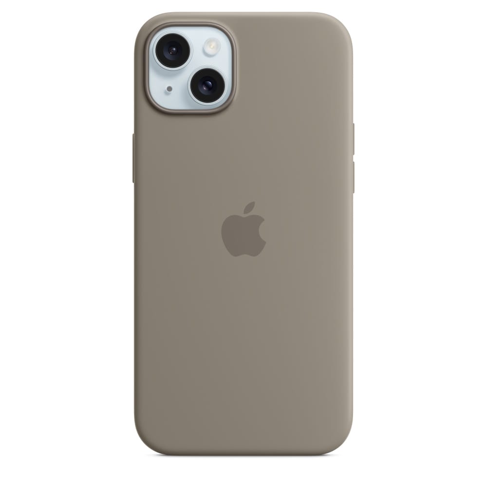 Iphone 15 Plus Silicone Case With Magsafe - Clay thumbnail 2