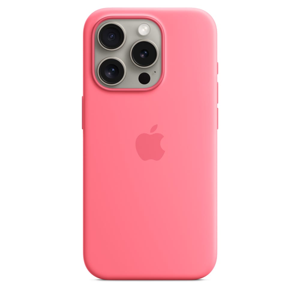 Iphone 15 Pro Silicone Case With Magsafe - Pink thumbnail 2